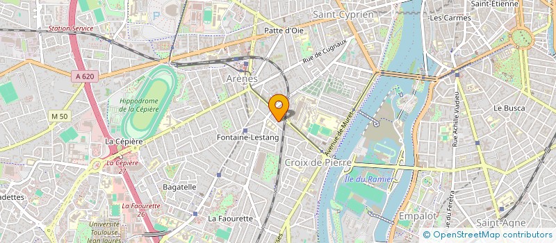 localisation de l'entreprise MONSIEUR PIERRE GENSAC  TOULOUSE