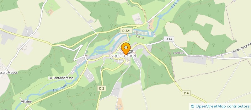 localisation de l'entreprise MONSIEUR PIERRE GEOFFRAY  LYONS-LA-FORET