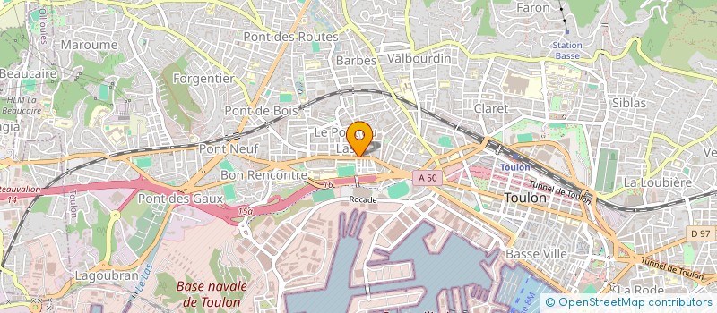 localisation de l'entreprise MONSIEUR PIERRE GEORGEL  TOULON