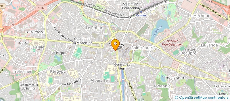 localisation de l'entreprise MONSIEUR PIERRE GEORGES à VANNES