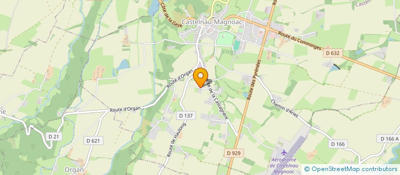 localisation de l'entreprise MONSIEUR PIERRE GEORGES  CASTELNAU-MAGNOAC