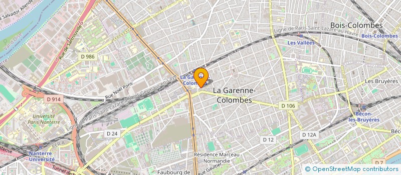 localisation de l'entreprise MONSIEUR PIERRE GEORGES FAVRESSE  LA GARENNE-COLOMBES