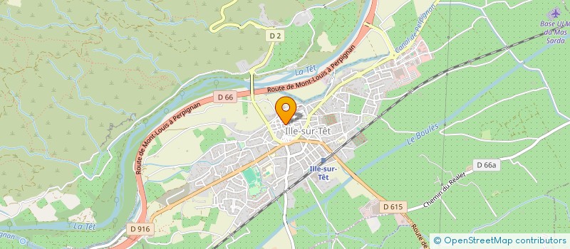 localisation de l'entreprise MONSIEUR PIERRE GERARD  ILLE SUR TET