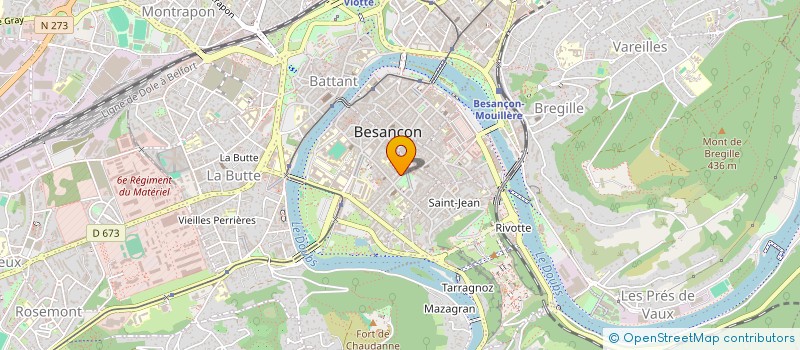 localisation de l'entreprise MONSIEUR PIERRE GERARD à BESANCON