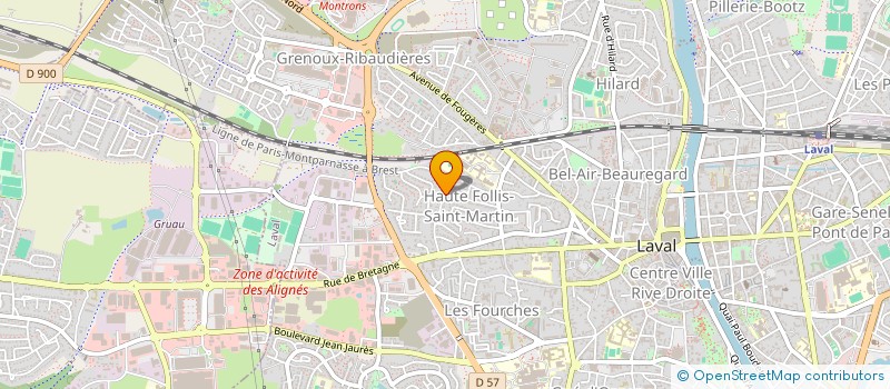 localisation de l'entreprise MONSIEUR PIERRE GERARD à LAVAL