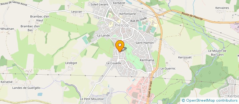 localisation de l'entreprise MONSIEUR PIERRE GERARD FABIEN GUICHARD  PLESCOP