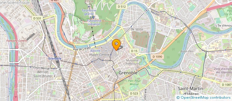 localisation de l'entreprise MONSIEUR PIERRE GERBIER à GRENOBLE