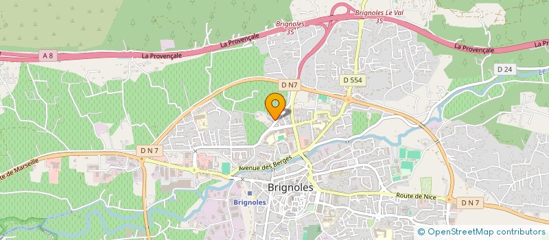 localisation de l'entreprise MONSIEUR PIERRE GERIN à BRIGNOLES