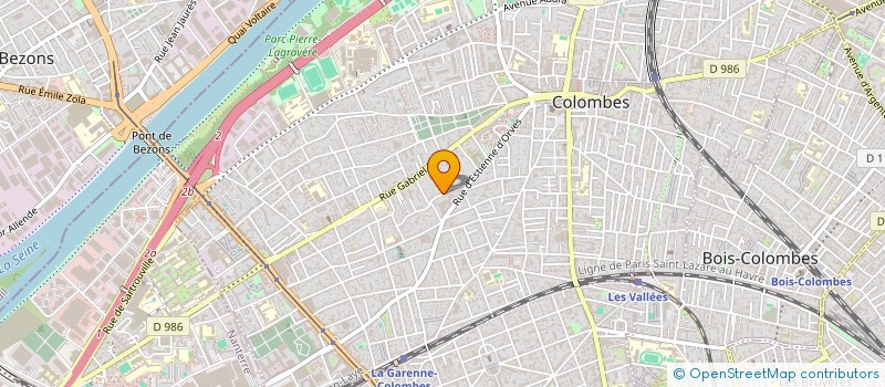 localisation de l'entreprise MONSIEUR PIERRE GERMAIN à COLOMBES
