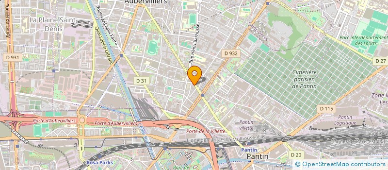 localisation de l'entreprise MONSIEUR PIERRE GERVAIS à AUBERVILLIERS