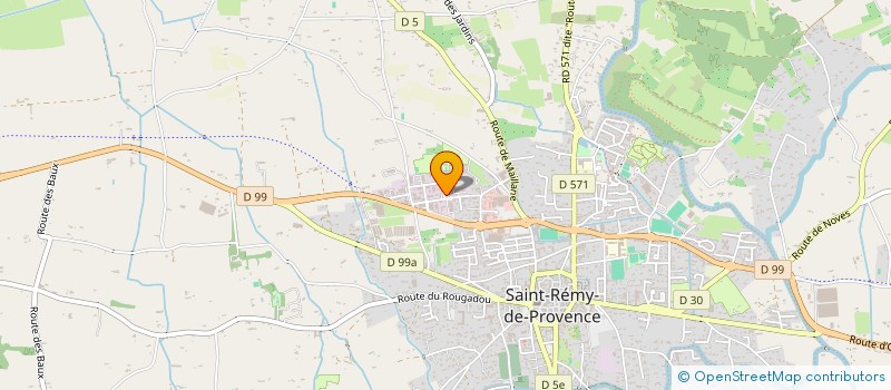 localisation de l'entreprise MONSIEUR PIERRE GERVAIS  SAINT-REMY-DE-PROVENCE