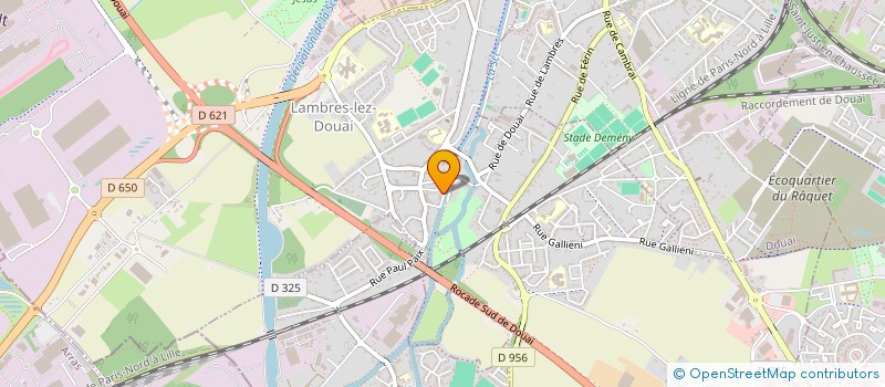 localisation de l'entreprise MONSIEUR PIERRE GERVOIS  LAMBRES-LEZ-DOUAI