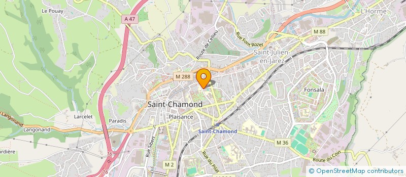 localisation de l'entreprise MONSIEUR PIERRE GERY à SAINT-CHAMOND