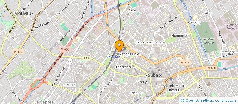localisation de l'entreprise MONSIEUR PIERRE GHESQUIERE à ROUBAIX