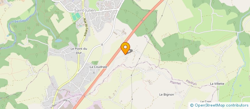 localisation de l'entreprise MONSIEUR PIERRE GIBAUD à SAINT-JULIEN