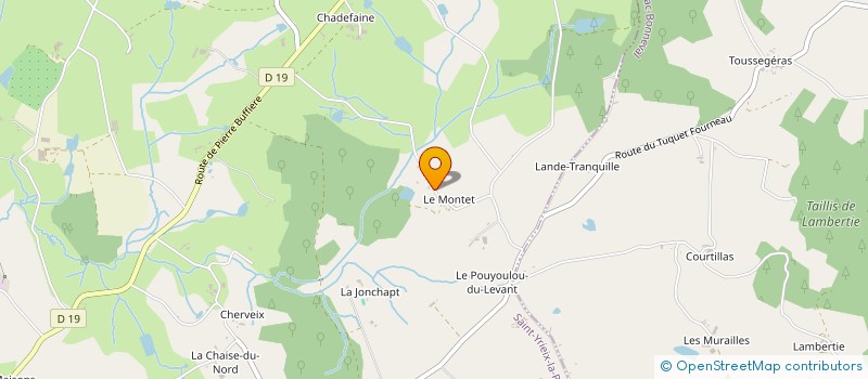 localisation de l'entreprise MONSIEUR PIERRE GIBAUD à SAINT-YRIEIX-LA-PERCHE