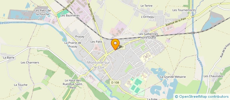 localisation de l'entreprise MONSIEUR PIERRE GIBAULT à MONTOIRE-SUR-LE-LOIR