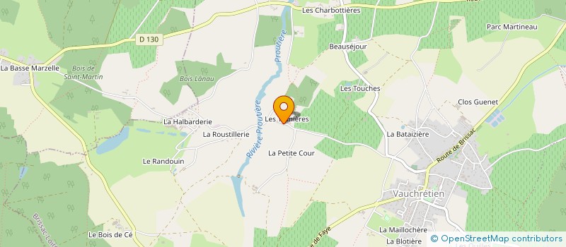 localisation de l'entreprise MONSIEUR PIERRE-GILLES EUZEN à BRISSAC LOIRE AUBANCE