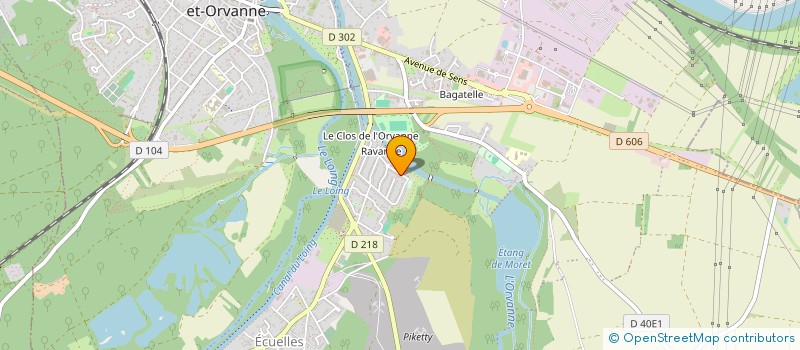 localisation de l'entreprise MONSIEUR PIERRE GILLES RODRIGUES BIJORRINHA  MORET-LOING-ET-ORVANNE