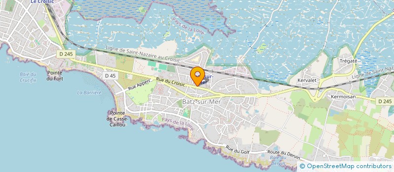 localisation de l'entreprise MONSIEUR PIERRE-GILLES SAUVAGET  BATZ-SUR-MER