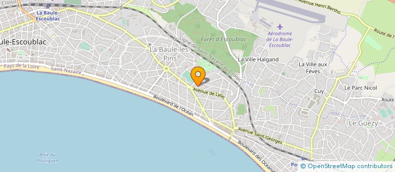 localisation de l'entreprise MONSIEUR PIERRE GILOT  LA BAULE-ESCOUBLAC