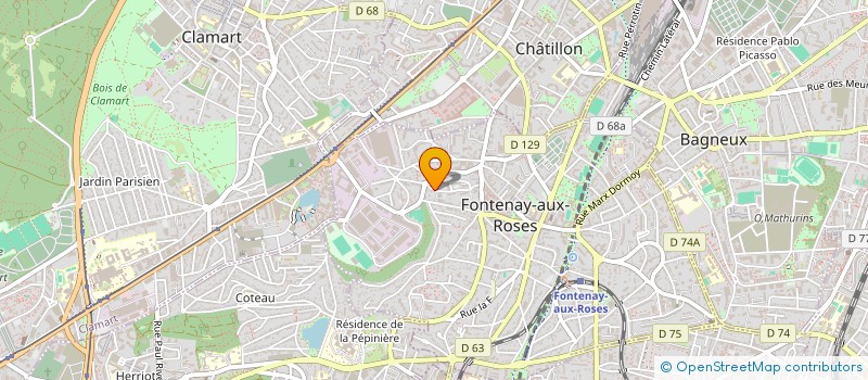 localisation de l'entreprise MONSIEUR PIERRE GILOT à FONTENAY-AUX-ROSES