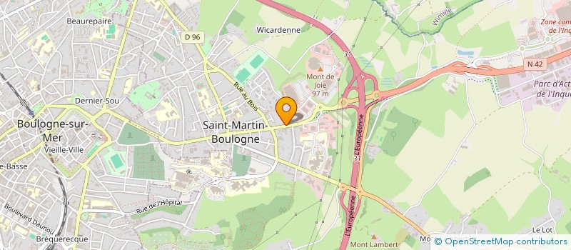 localisation de l'entreprise MONSIEUR PIERRE GIN  SAINT-MARTIN-BOULOGNE