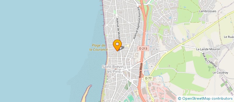 localisation de l'entreprise MONSIEUR PIERRE GINEAU à SAINT-BREVIN-LES-PINS