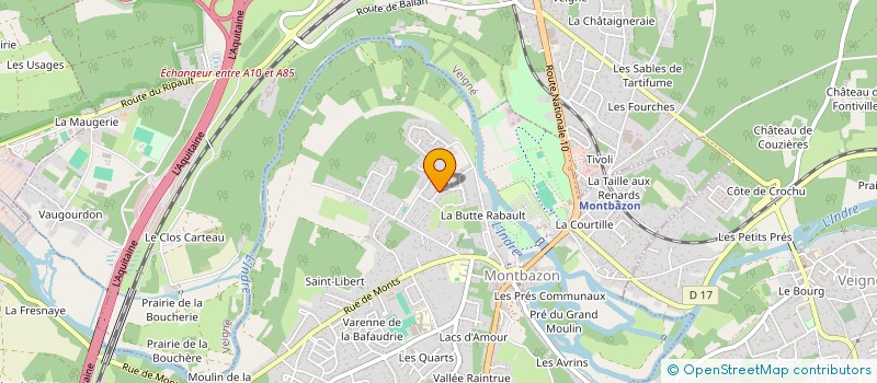 localisation de l'entreprise MONSIEUR PIERRE GINER à MONTBAZON
