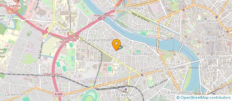localisation de l'entreprise MONSIEUR PIERRE GINIBRIERE à TOULOUSE
