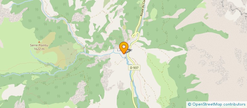 localisation de l'entreprise MONSIEUR PIERRE GINON  DEVOLUY