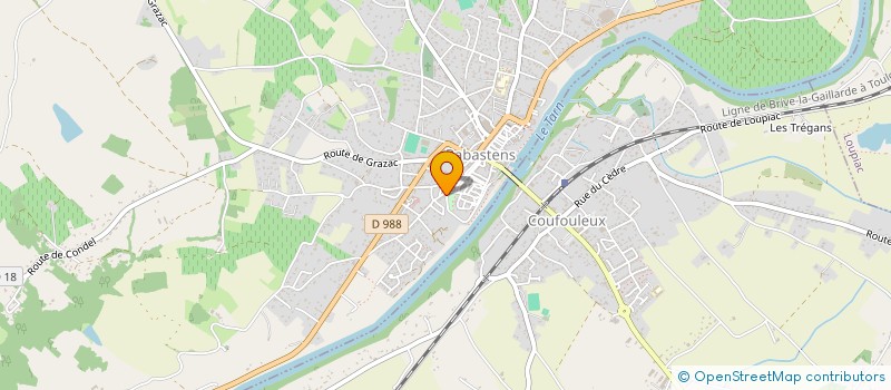 localisation de l'entreprise MONSIEUR PIERRE GINOULHAC  RABASTENS