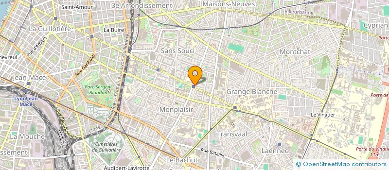 localisation de l'entreprise MONSIEUR PIERRE GINOUVES  LYON