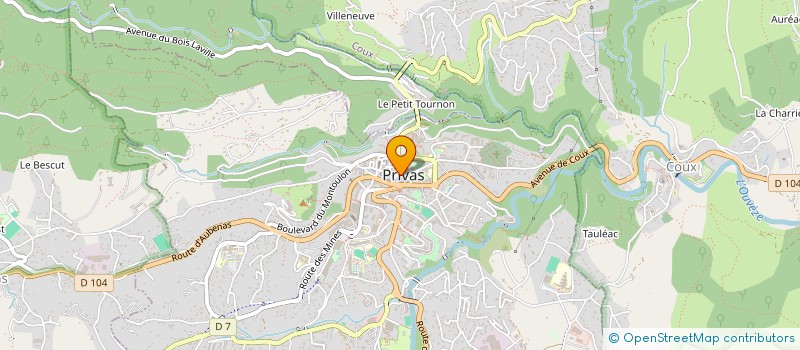 localisation de l'entreprise MONSIEUR PIERRE GIRARD à PRIVAS