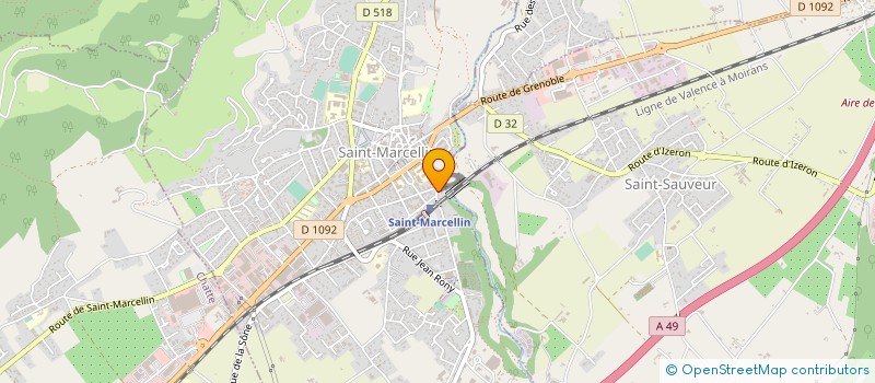 localisation de l'entreprise MONSIEUR PIERRE GIRARD  SAINT-MARCELLIN