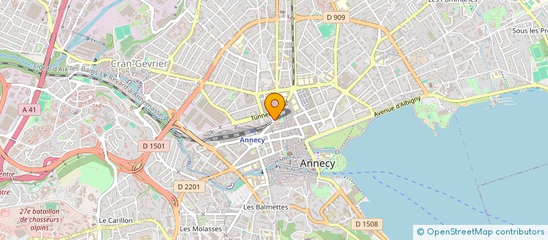localisation de l'entreprise MONSIEUR PIERRE GIRARD à ANNECY