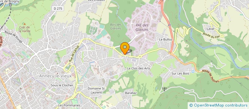 localisation de l'entreprise MONSIEUR PIERRE GIRARD à ANNECY