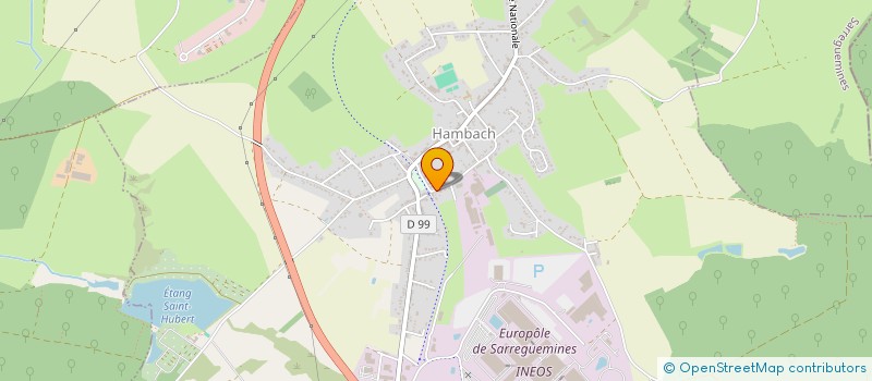 localisation de l'entreprise MONSIEUR PIERRE GIRARDET  HAMBACH
