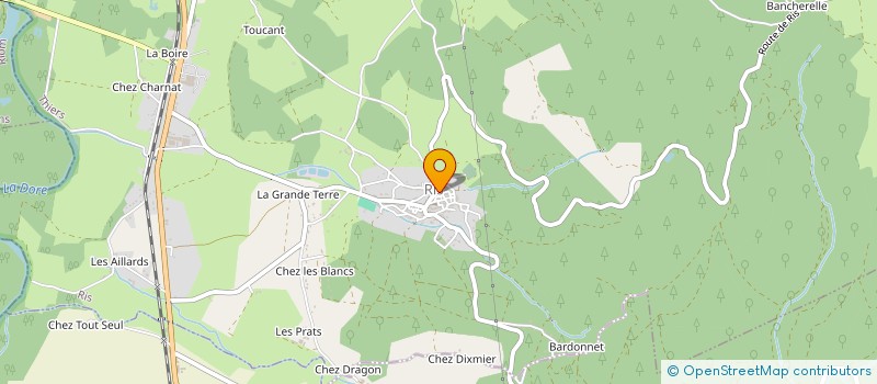 localisation de l'entreprise MONSIEUR PIERRE GIRAUD à CHARNAT