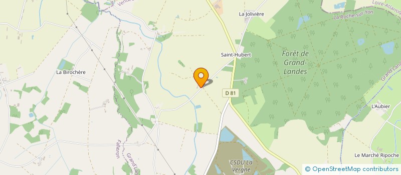 localisation de l'entreprise MONSIEUR PIERRE GIRAUDEAU  GRAND'LANDES