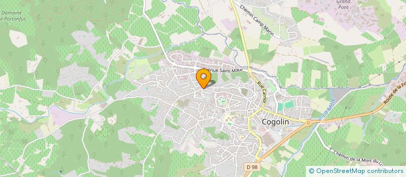 localisation de l'entreprise MONSIEUR PIERRE GIRAUDET à COGOLIN