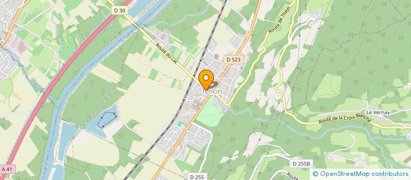 localisation de l'entreprise MONSIEUR PIERRE GIROUD  TENCIN