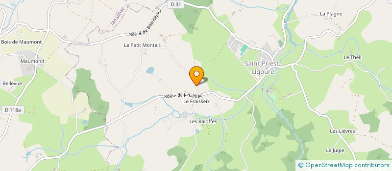 localisation de l'entreprise MONSIEUR PIERRE GIRY à RILHAC-LASTOURS