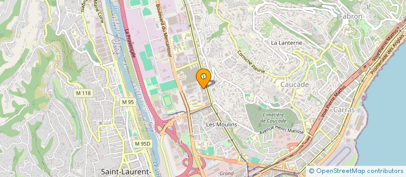 localisation de l'entreprise MONSIEUR PIERRE GIULIANO  NICE