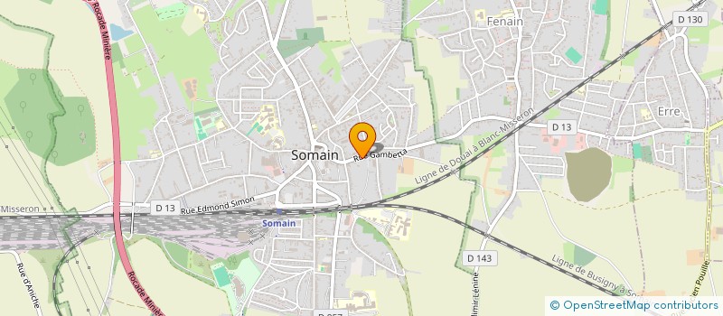 localisation de l'entreprise MONSIEUR PIERRE GIVERT  SOMAIN