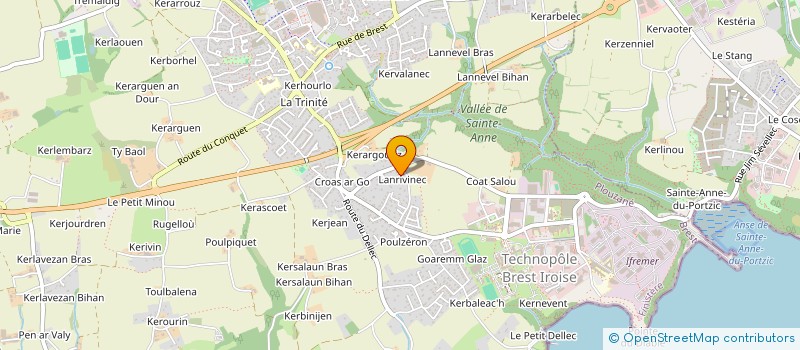 localisation de l'entreprise MONSIEUR PIERRE GOARZIN  PLOUZANE