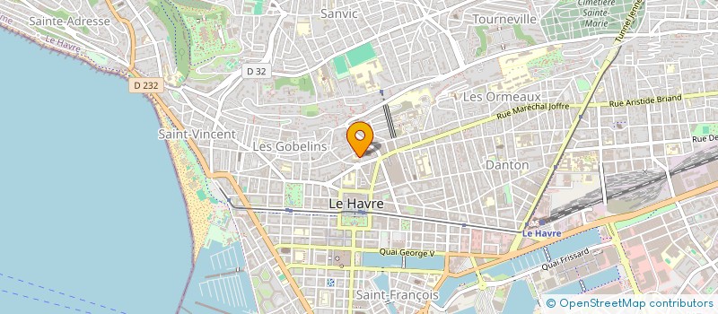 localisation de l'entreprise MONSIEUR PIERRE GOBLED à LE HAVRE