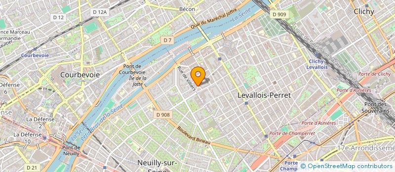 localisation de l'entreprise MONSIEUR PIERRE GODARD à LEVALLOIS-PERRET