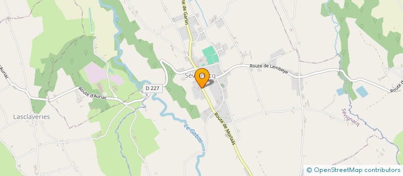 localisation de l'entreprise MONSIEUR PIERRE GODART  SEVIGNACQ