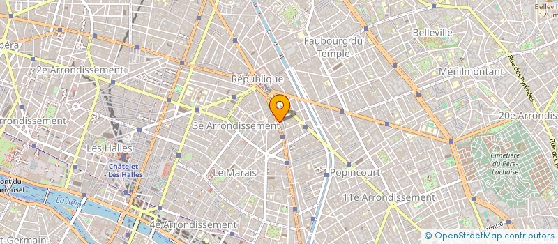 localisation de l'entreprise MONSIEUR PIERRE GODEAU  PARIS